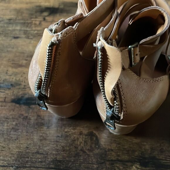 Korkease Leather Womens Stina Booties  in Cachmere Size 7.5 - Picture 7 of 10